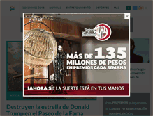 Tablet Screenshot of laprimeraplana.com.mx